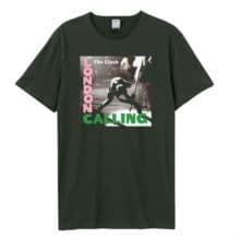 Clash - London Calling Amplified X Large Vintage Charcoal T Shirt