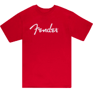 FENDER® SPAGHETTI LOGO T-SHIRT (DAKOTA RED) LARGE