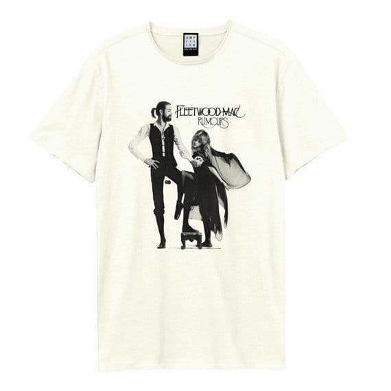 Fleetwood Mac - Rumours Amplified Vintage Charcoal Large T Shirt
