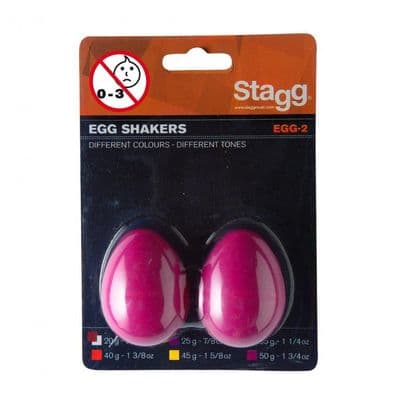Stagg Magenta EGG Shakers