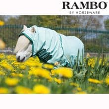 Horseware Rambo Petite Sweet Itch Hoody (from 2'9 a premium fly rug for Mini & Shetland)