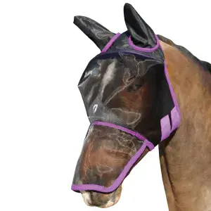 HyEquestrian Mesh Full Mask with ears and nose