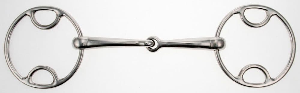 Loose Ring Beval Snaffle Bit