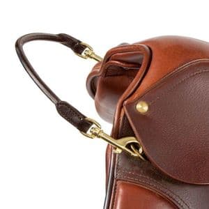 Shires Leather Balance Handle with trigger clips