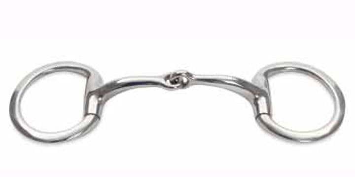 Stainless Steel Jointed Eggbutt Bradoon Snaffle Bit 114 mm Stainless Steel Jointed Eggbutt Bradoon Snaffle Bit 114 mm