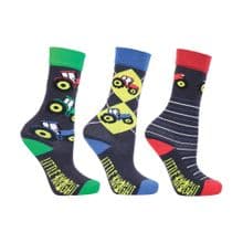 Tractors Rock Socks (Pack of 3)