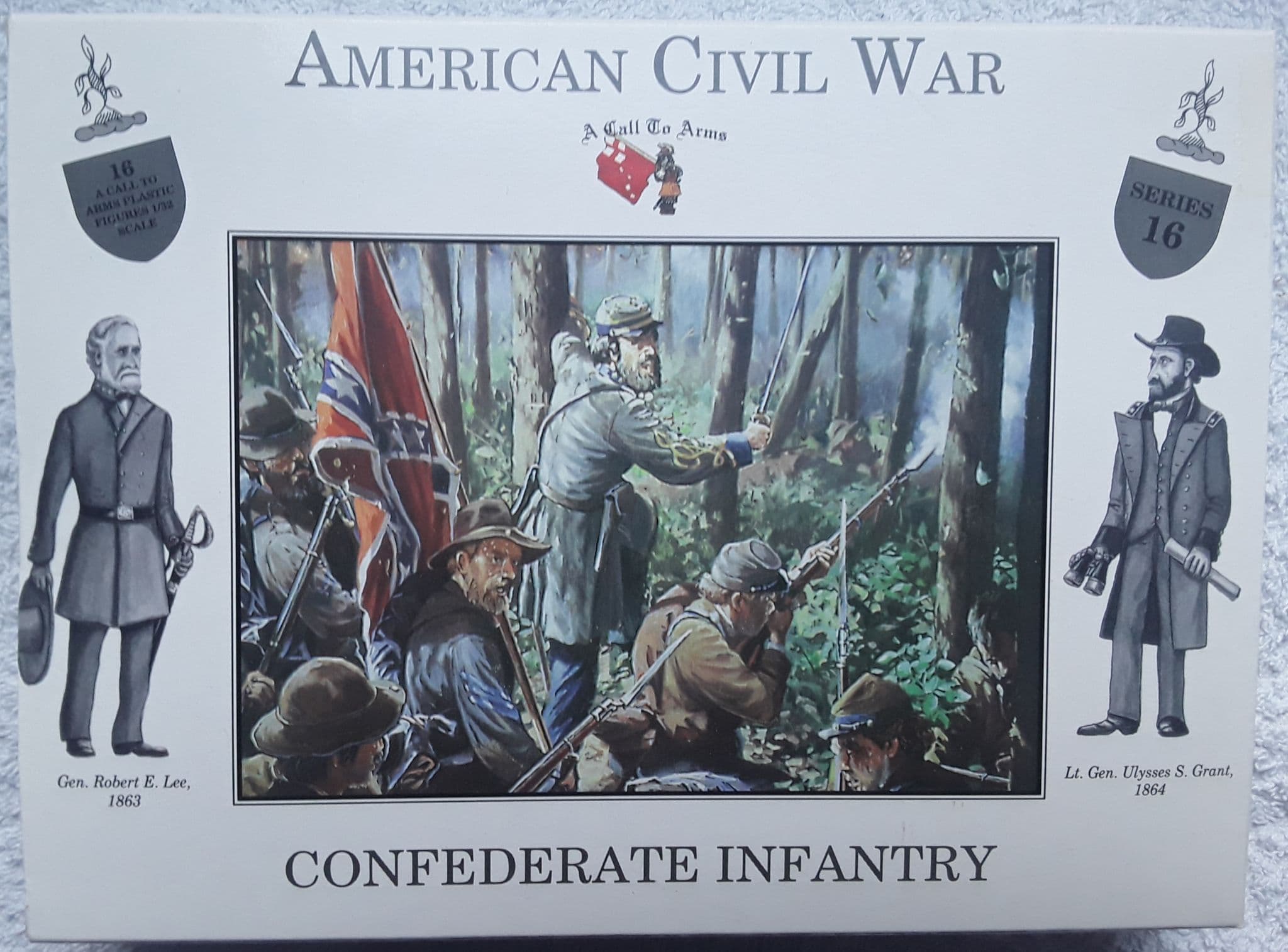 A Call To Arms 1/32 CAL3216 Confederate Infantry ACW