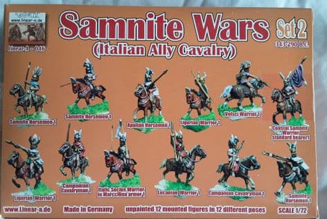 Figurines 1/72 Guerriers Samnites - Marque LINEAR-A (réf.026), Occasion Comme Neuf