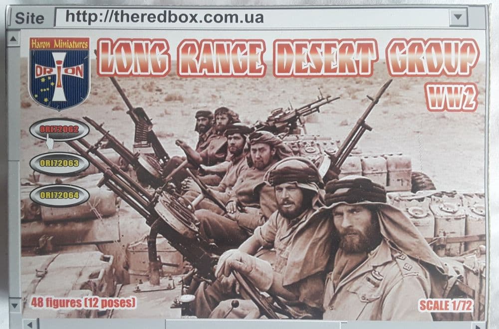 Figurine Long range desert group 1/72