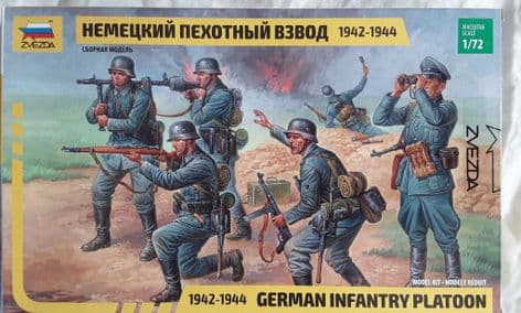 Zvezda 1:72 WWII Britisches Sanitätsteam – Snap-Kit, 14 Teile, 24 Mm Figuren, Modellbau