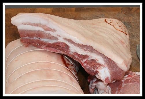Belly Pork Off The Bone.