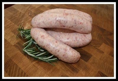Traditional Pork Sausages  GLUTEN FREE