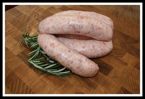 Traditional Pork Sausages  GLUTEN FREE