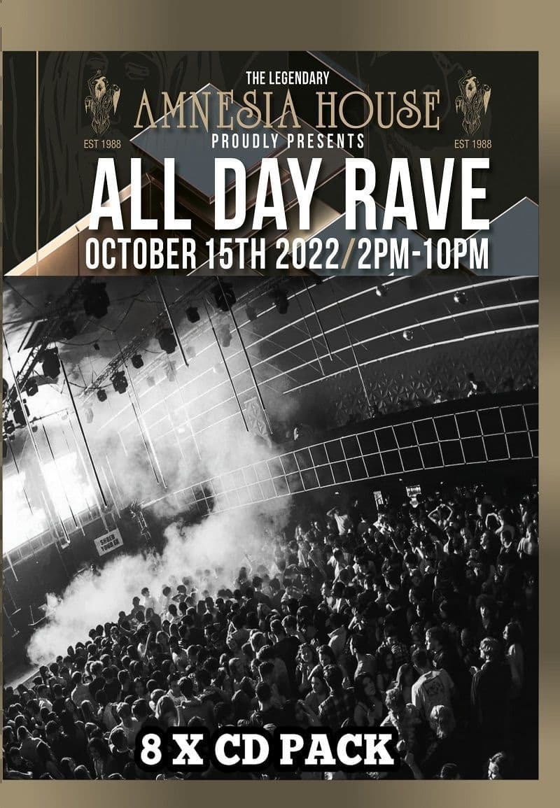 Amnesia House - All Day Rave - 2022 - CD Pack