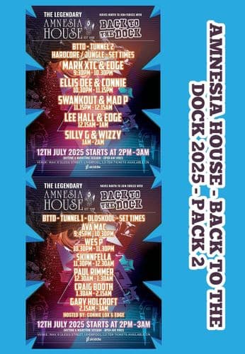 Amnesia House - Back To The Dock - PACK 2 - CD Pack