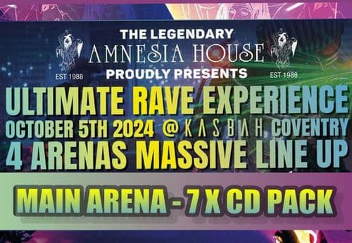 Amnesia House - Ultimate Rave Experience - Main Arena - CD Pack