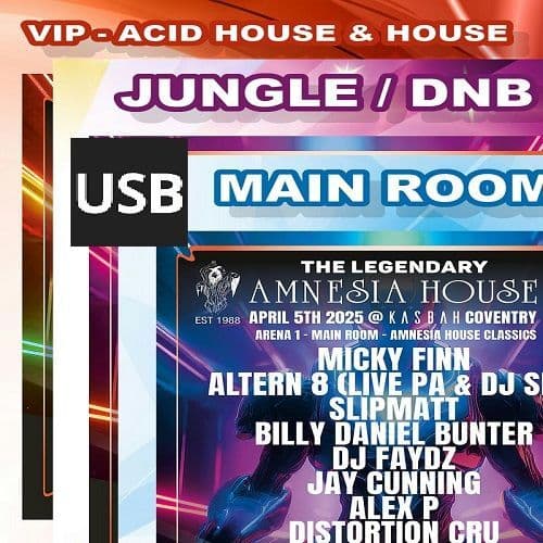 Amnesia House - Ultimate Rave Experience Part 2 - 2025 - USB - Bundle Deal