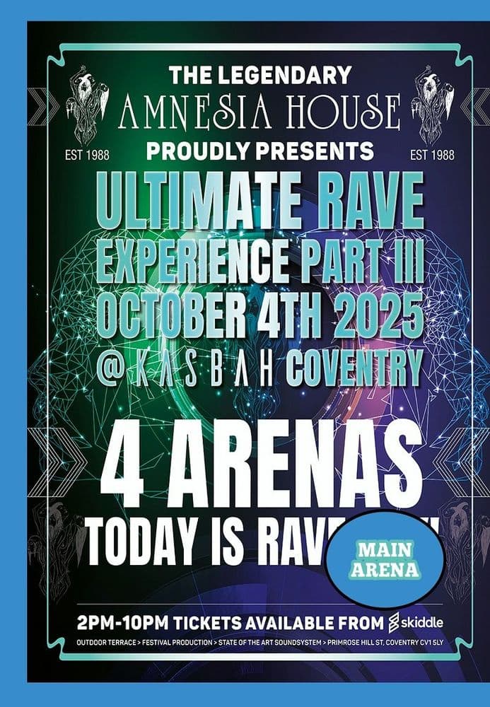 Amnesia House - Ultimate Rave Experience Part  3- 2025 - MAIN ARENA - CD Pack