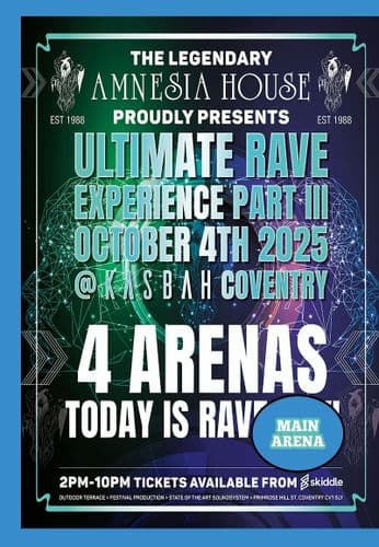 Amnesia House - Ultimate Rave Experience Part  3- 2025 - MAIN ARENA - CD Pack