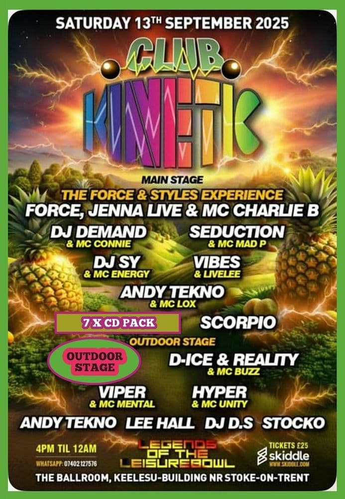 Club Kinetic - 13th Sept 2025 - Part 2 - CD Pack
