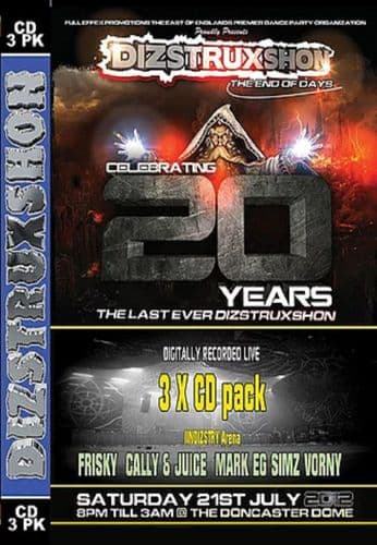 Dizstruxshon - 20th Birthday - Retro-Spekt CD Pack