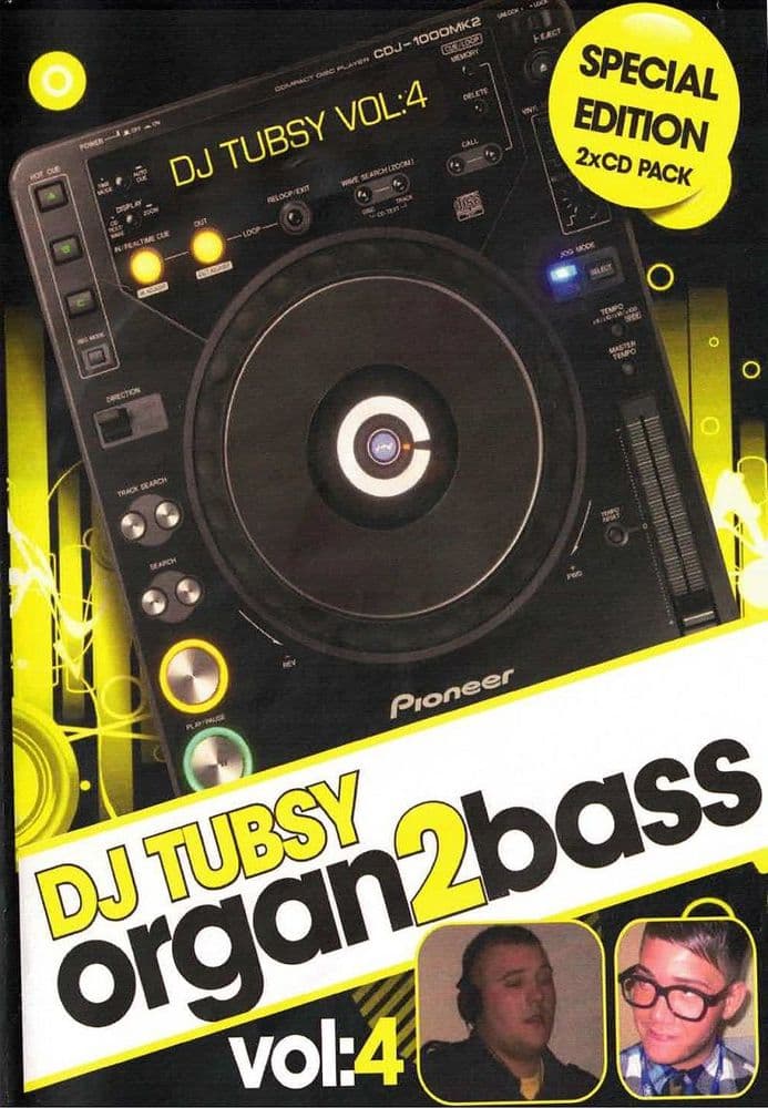 DJ Tubsy - Organ2Bass - Volume 4 - CD Pack