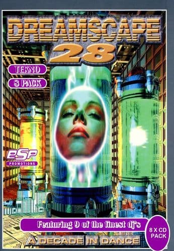 Dreamscape - 28 - A Decade In Dance - Part 1 - Techno - CD Pack