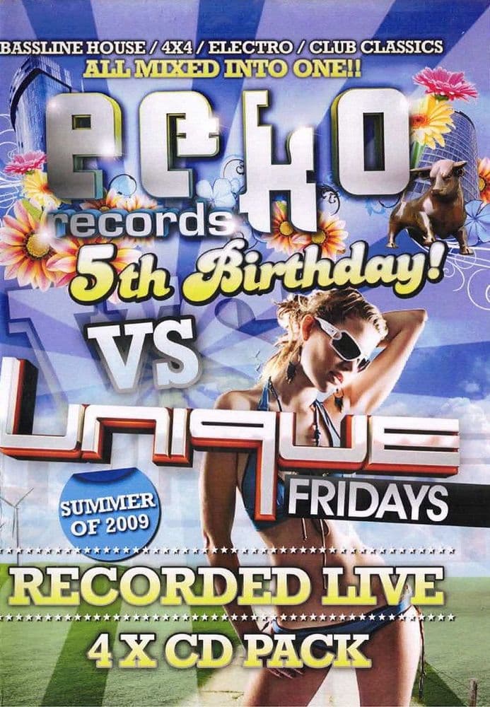Ecko Records 5th Birthday VS Unique - CD Pack