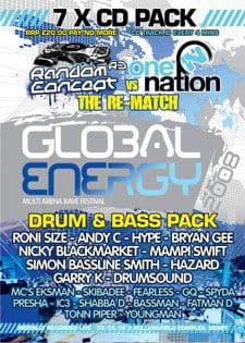 Global Energy 2008 Drum & Bass CD Pack