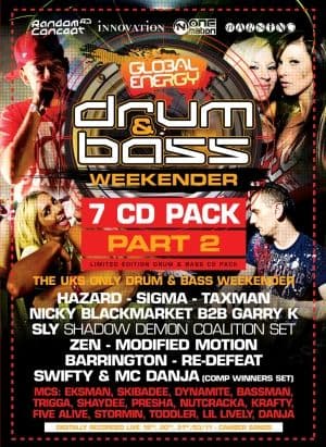 Global Energy 2011 DnB Weekender Part 2 CD Pack
