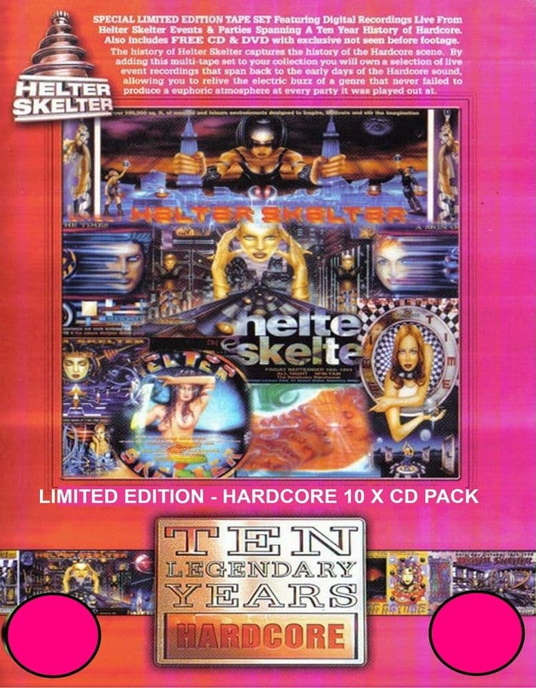 Helter Skelter - 10 Legendary Years Of Hardcore - Part 1 - 10 x CD Pack or USB