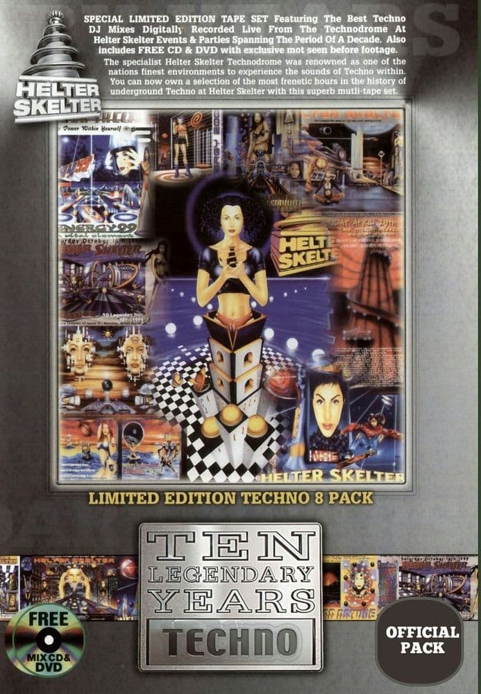 Helter Skelter - 10 Legendary Years Of Techno -  CD Pack or USB