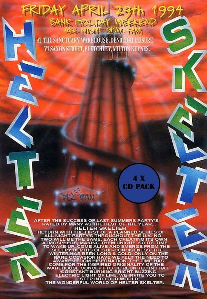 Helter Skelter - 3 - 1994 - Techno - 4 x CD Pack