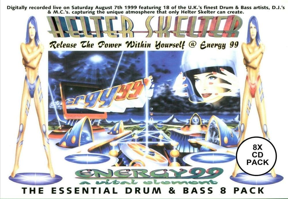 Helter Skelter - Energy 99 - Drum and Bass - CD Pack or USB