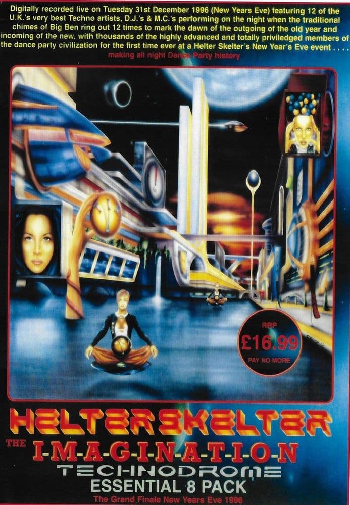 Helter Skelter - Imagination - 1996 - Technodrome - CD Pack