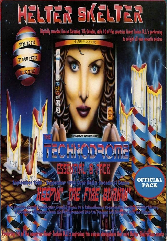 Helter Skelter - Keepin The Fire Burnin -  1995 - Technodrome - CD Pack or USB