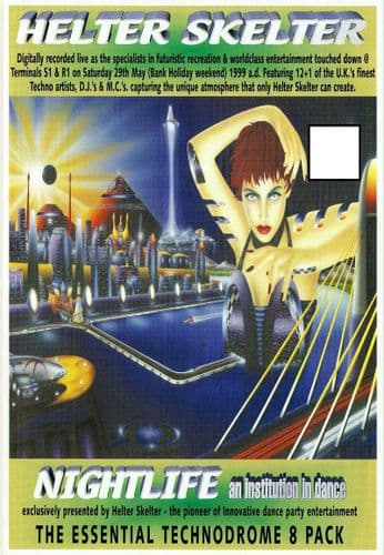 Helter Skelter - Nightlife - May 1999 - Technodrome - 8 x CD Pack or USB