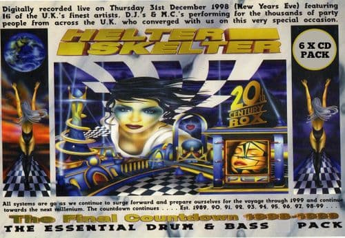 Helter Skelter -  The Final Countdown  -  1998  - DNB -  CD Pack