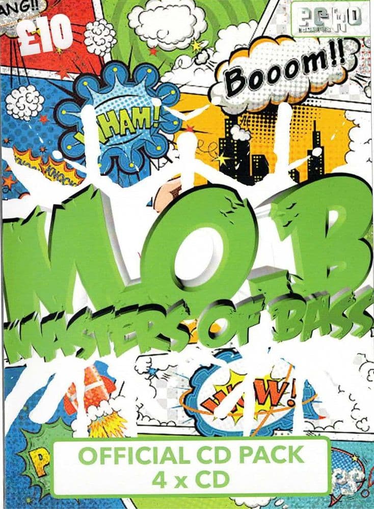 Masters Of Bassline - MOB - CD Pack