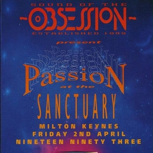 Obsession - Passion Of The Sanctuary - 1993 - USB