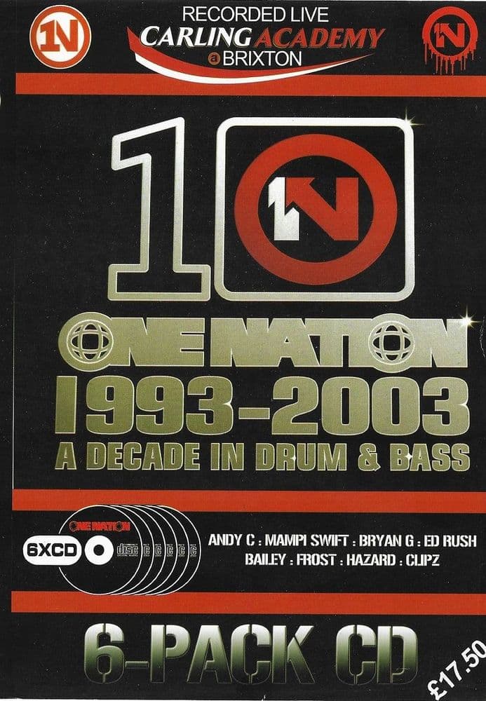 One Nation 1993 2003 A Decade In DNB CD Pack one-nation-1993-2003-a-decade-in-dnb-cd-pack