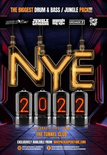 Raveology VS Jungle Gathering - New Years Eve 2022 - CD Pack