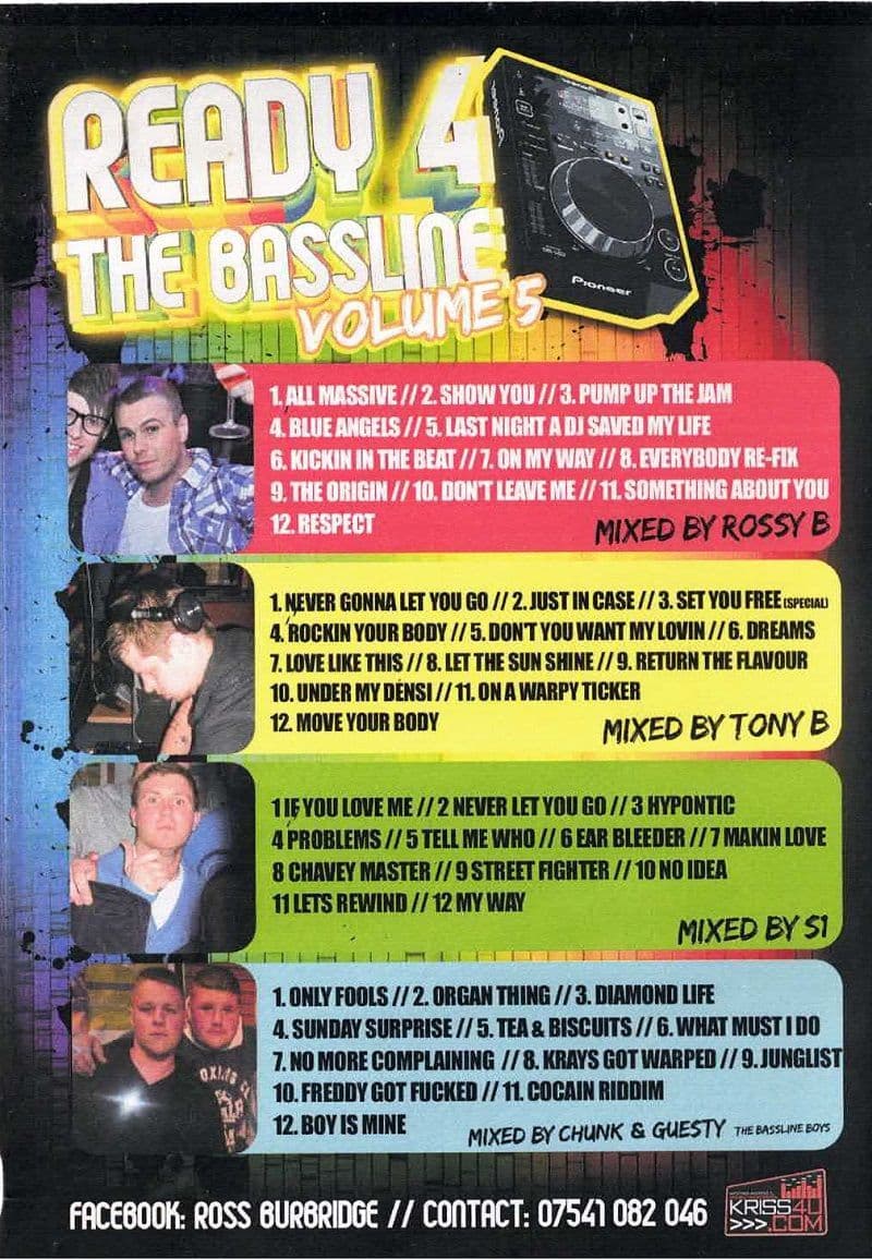 Ready 4 The Bassline - Volume 5 - CD Pack