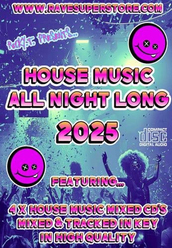 Rocky T Presents - House Music All Night Long - 2025 - CD Pack