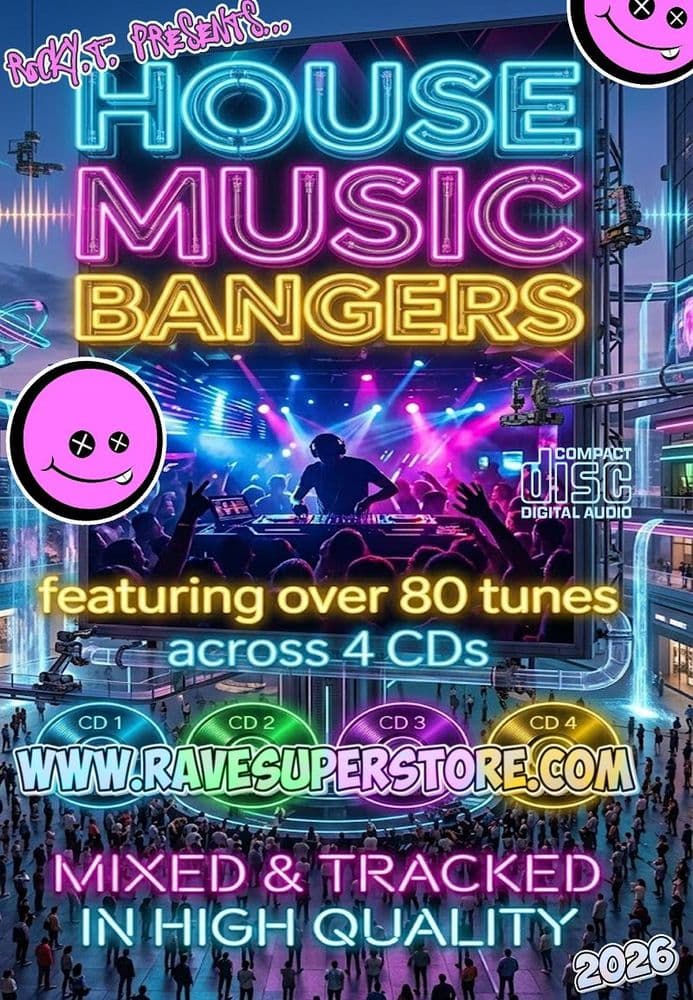 Rocky T Presents - House Music  Bangers- 2026 - CD Pack