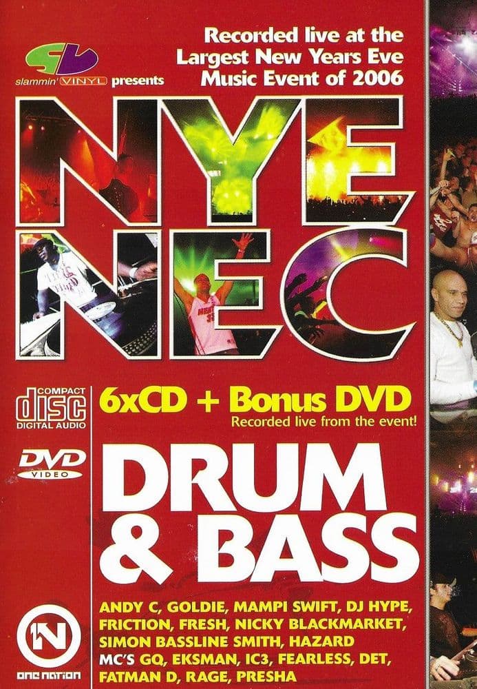 Slammin Vinyl - New Years Eve 2006 - Drum & Bass CD Pack