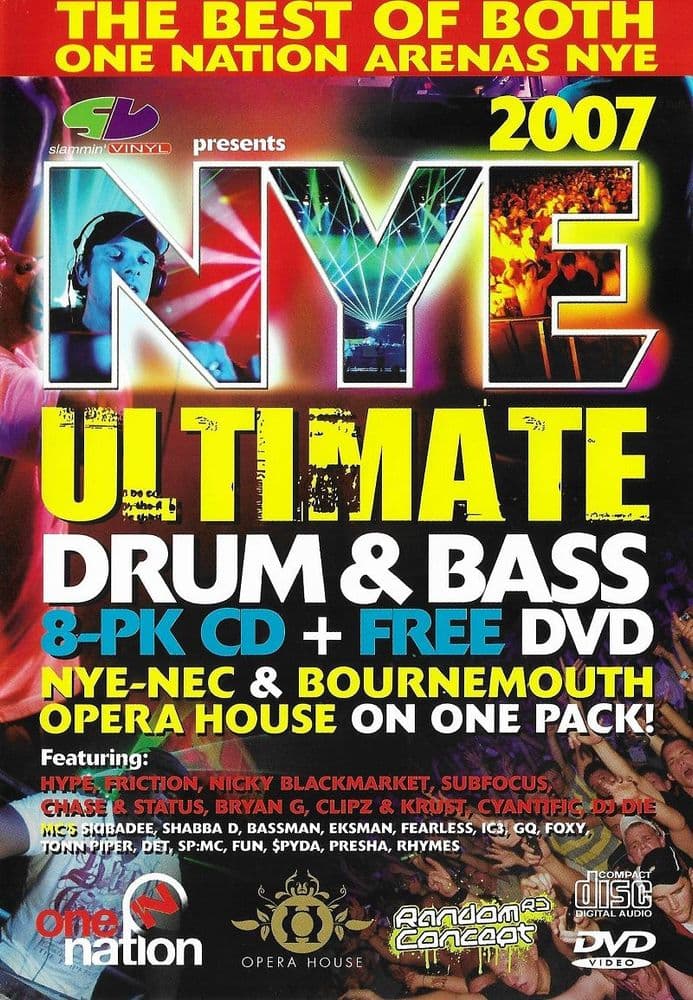 Slammin Vinyl - NYE 2007 - Drum & Bass CD Pack