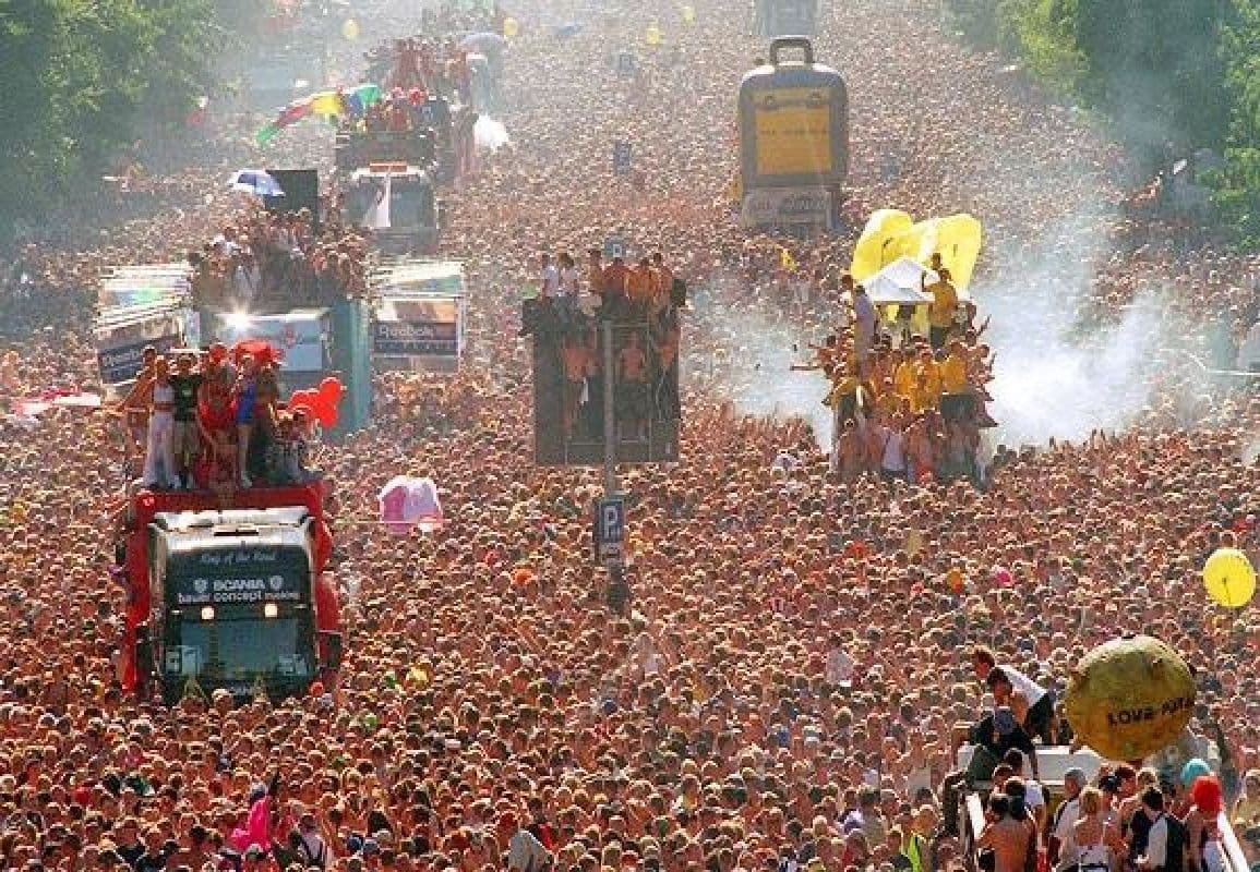 The Love Parade Festival in Berlin Germany Live DJ-Sets