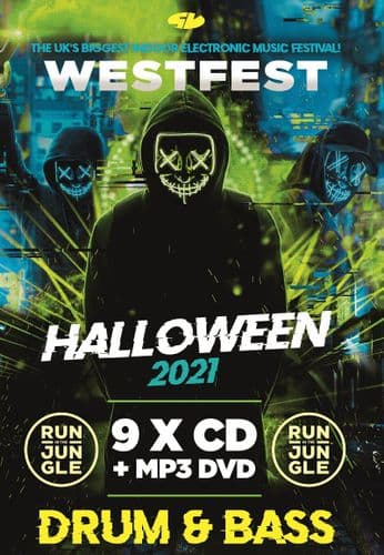 Westfest - 2021 - Run In The Jungle DNB - 9 X CD PACK & MP3 DVD