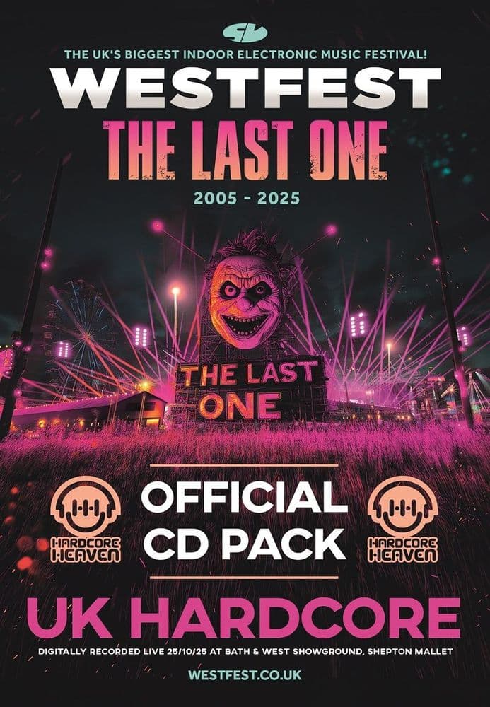 Westfest - The Last One  2025 - Hardcore Heaven - Cd Pack or USB